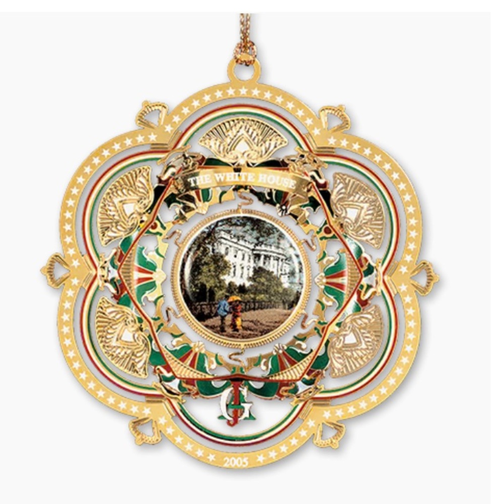 2005 White House Historical Association Garfield Christmas
Ornament